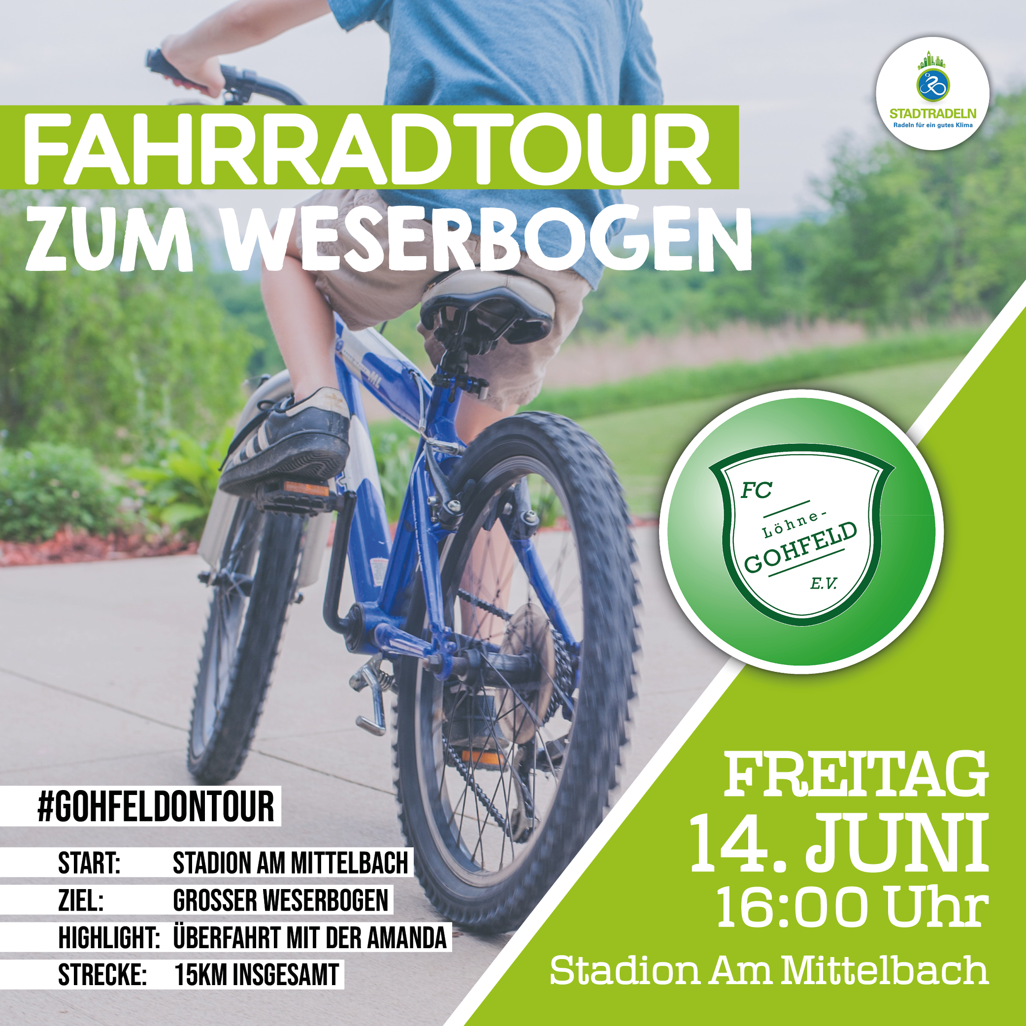 Fahrradtour zum Weserbogen