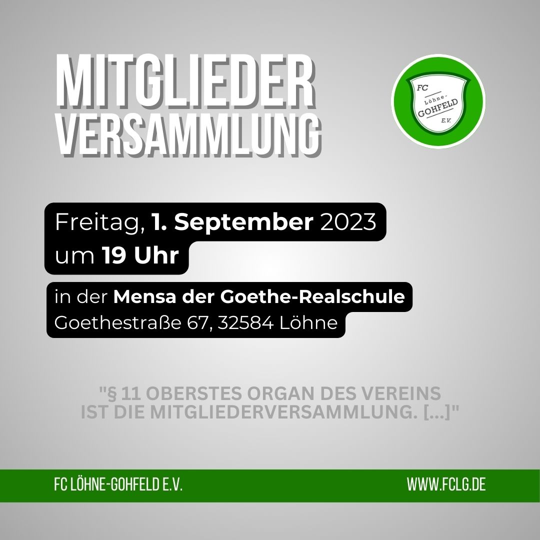 Mitgliederversammlung 2023