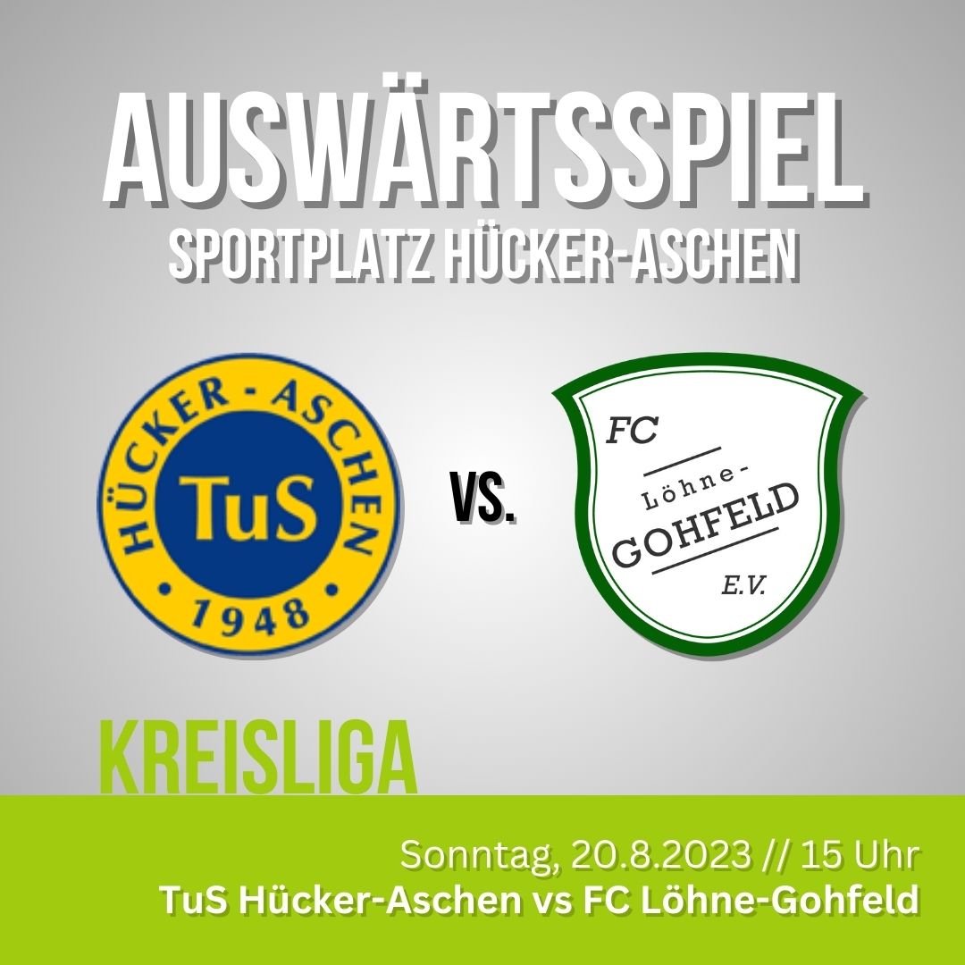 TuS Hücker-Aschen gegen FC Löhne-Gohfeld